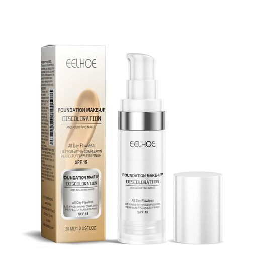 Color Changing Foundation Long-Lasting Hydrating Transfer-Proof Skin Tone Adjust Brightening Lightweight All Skin Types - Lylamor.com