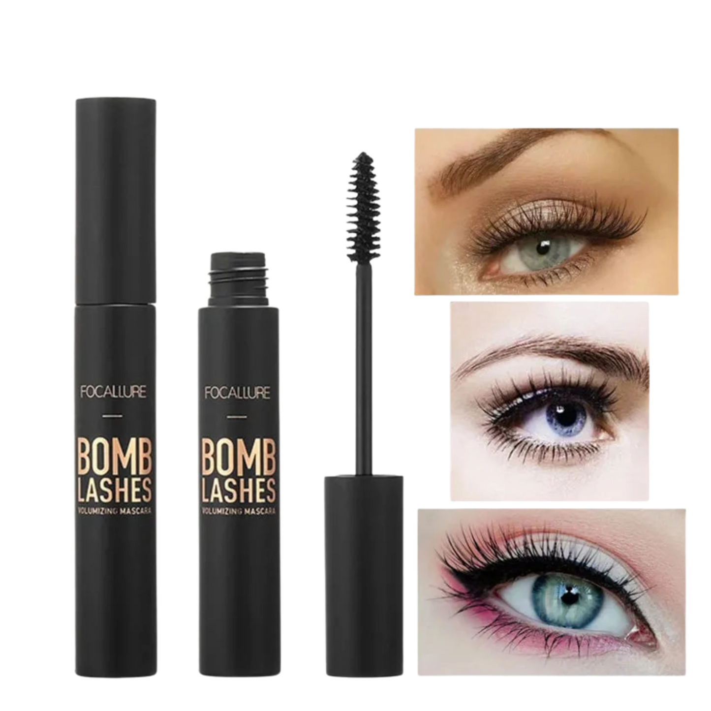FOCALLURE 3D Silk Fiber Mascara – Volume, Curling & Waterproof - Lylamor.com