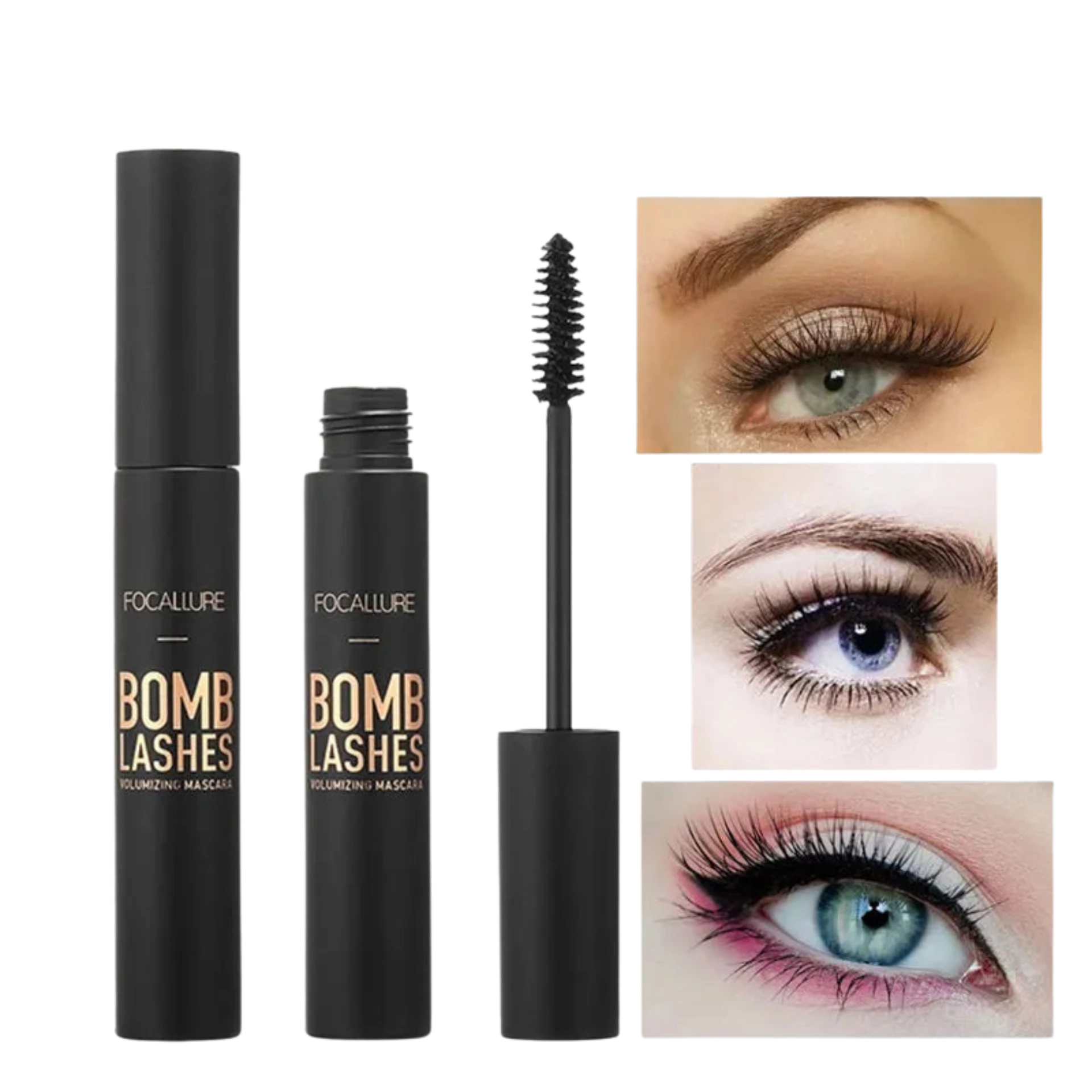 FOCALLURE 3D Silk Fiber Mascara – Volume, Curling & Waterproof - Lylamor.com