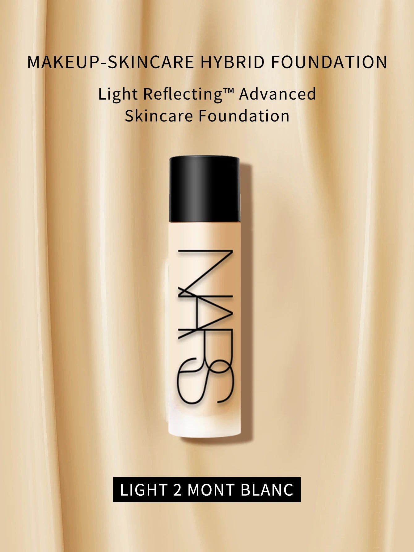 NARS Light Reflecting Foundation – Skincare Hybrid Makeup, Mini Size (Mont Blanc Light 2) - Lylamor.com