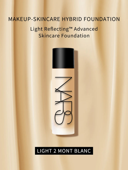 NARS Light Reflecting Foundation – Skincare Hybrid Makeup, Mini Size (Mont Blanc Light 2) - Lylamor.com