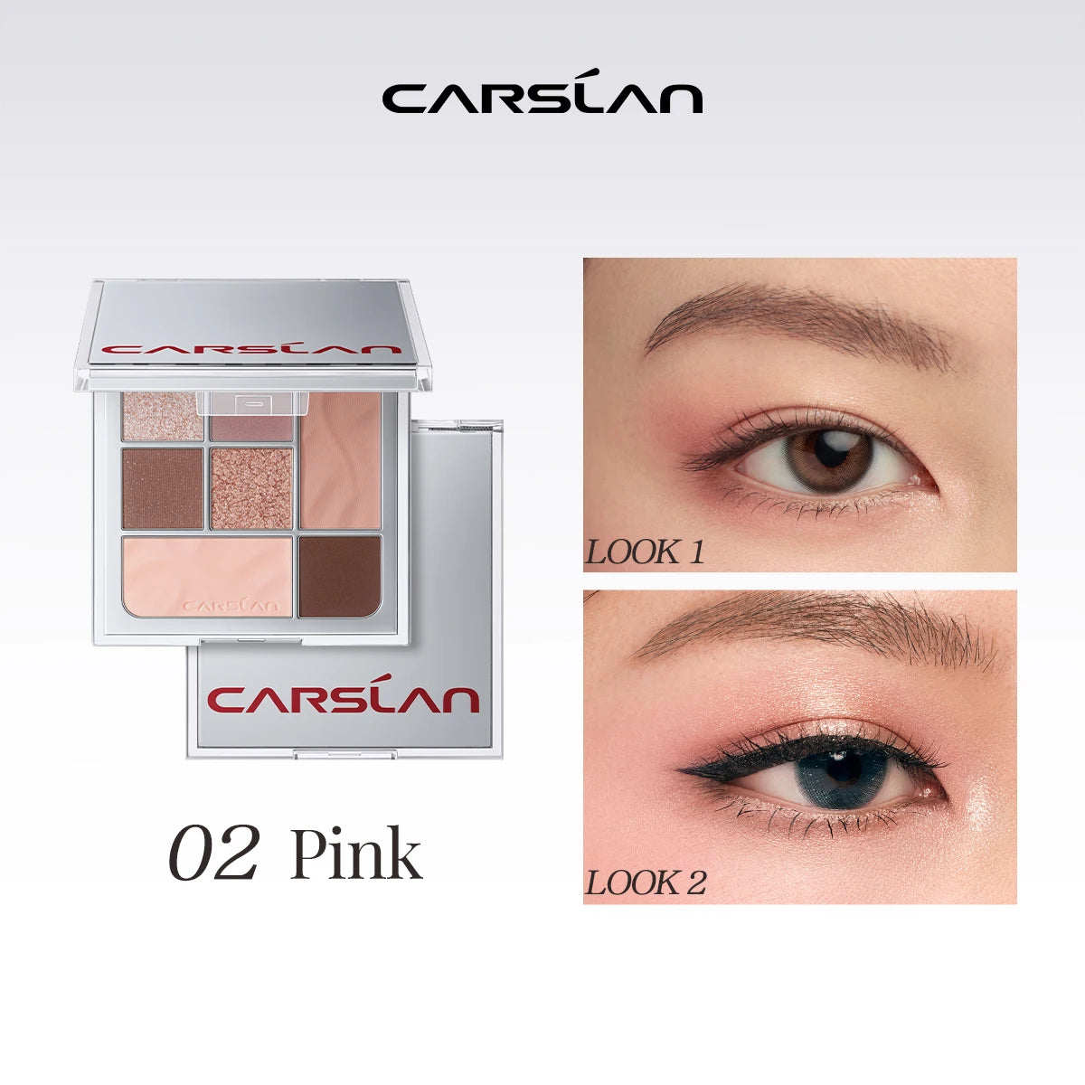 CARSLAN 7-Color Soft Mist Eyeshadow Palette – Long-Lasting Glitter & Matte - Lylamor.com