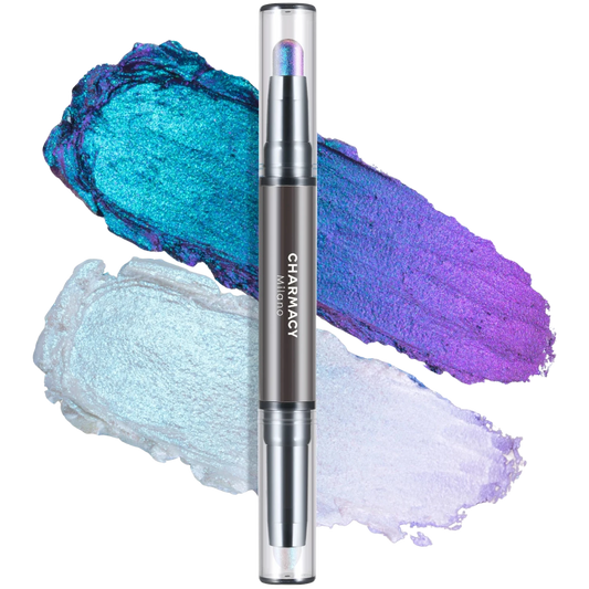 2-In-1 Duochrome Eyeshadow Pen – Glitter & Highlighter Stick