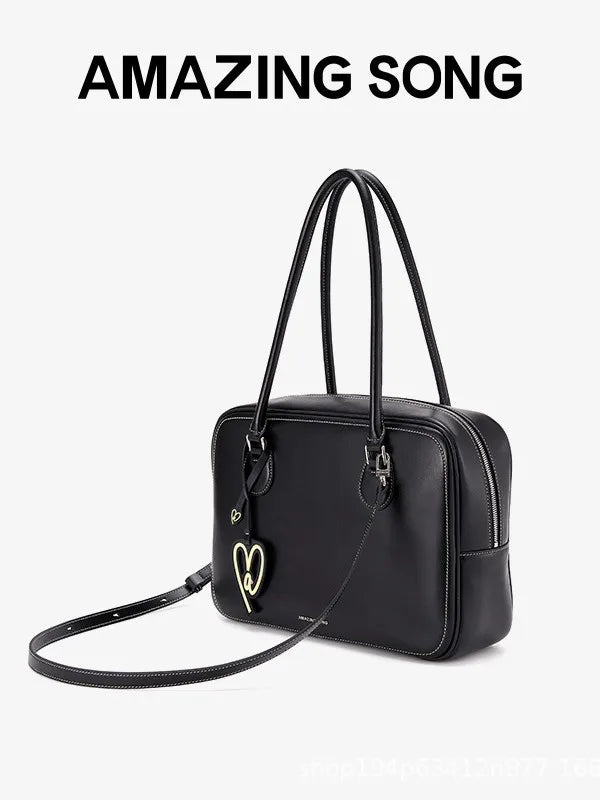 Amazing Song Large-Capacity PU Tote – Lightweight Crossbody & Handheld Bag - Lylamor.com