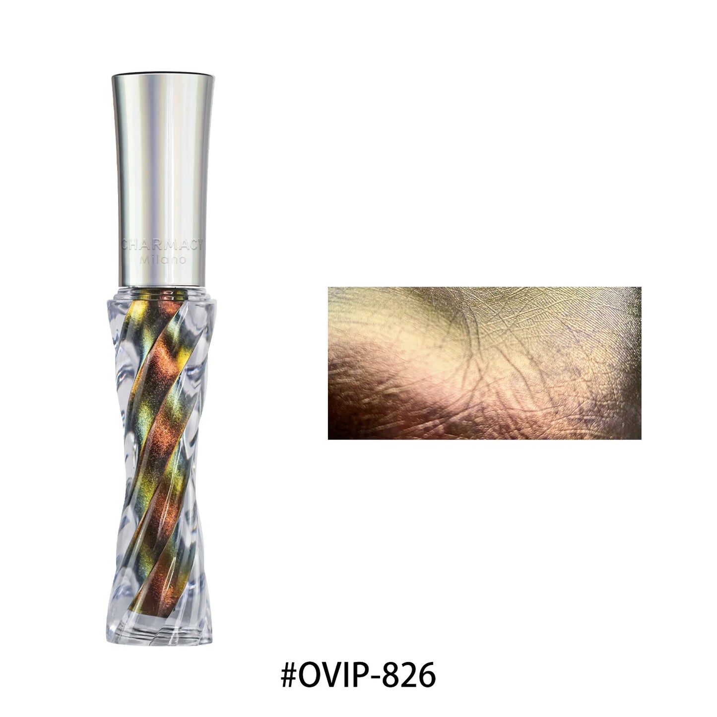 CHARMACY Glitter Liquid Eyeshadow – 40 Duochrome Colors, Long-lasting Shimmer & Metallic Finish - Lylamor.com