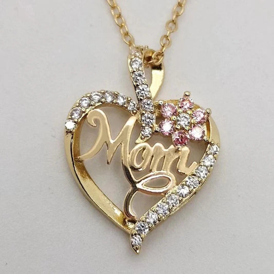 Collier Huitan pour la fête des mères – Pendentif floral pour maman