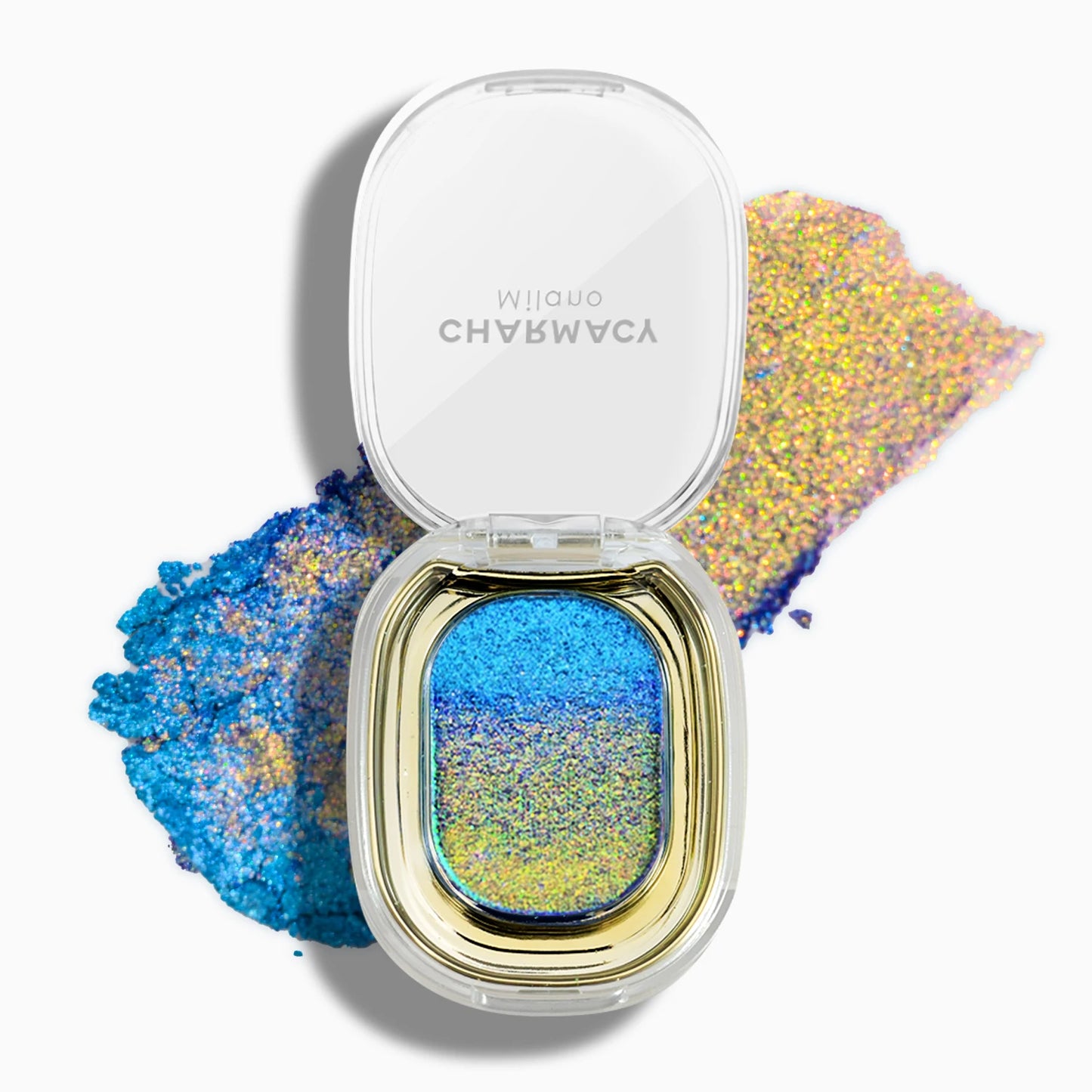 CHARMACY Multichrome Glitter Eyeshadow – High Pigment, Color Shifting Shimmer - Lylamor.com