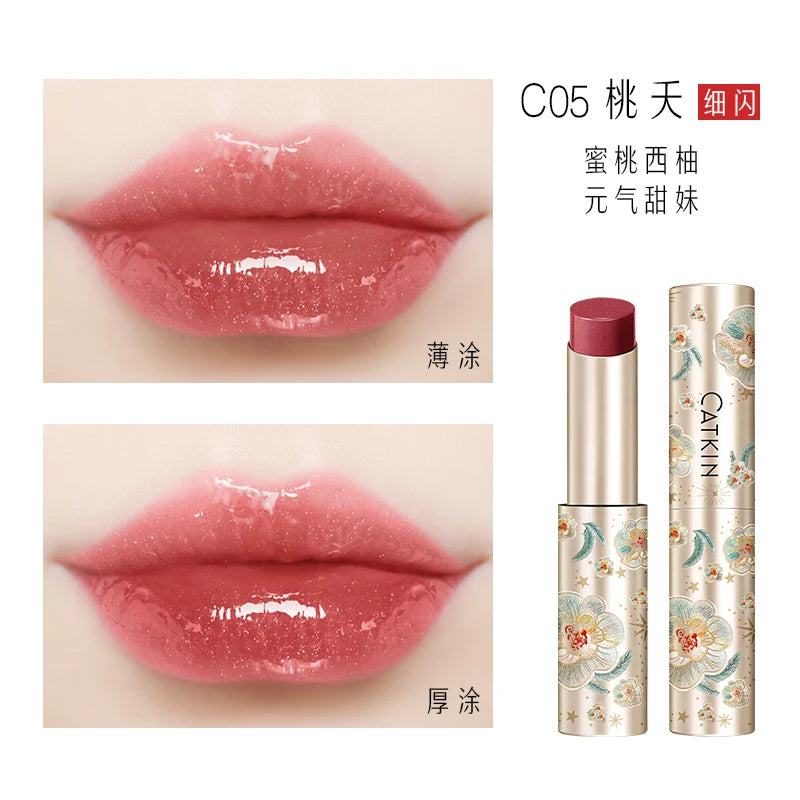 Catkin Water Color Lipstick – Moisturizing Lip Gloss, Plumper & Shine Finish - Lylamor.com