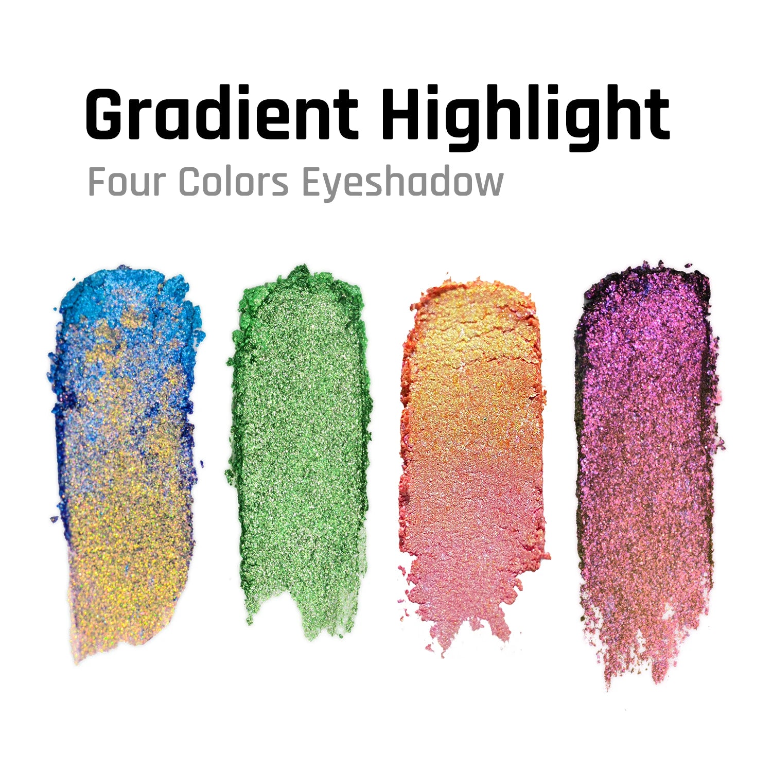 CHARMACY Multichrome Glitter Eyeshadow – High Pigment, Color Shifting Shimmer - Lylamor.com