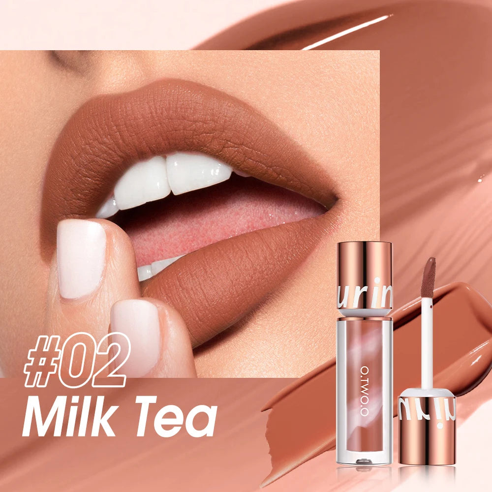 O.TWO.O Velvet Matte Liquid Lipstick – Waterproof Non-Stick Long Lasting Lip Tint - Lylamor.com