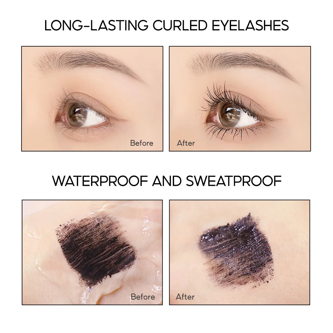 CARSLAN 3D Mascara – Curling, Lengthening & Volumizing Waterproof Long-Wear Makeup - Lylamor.com