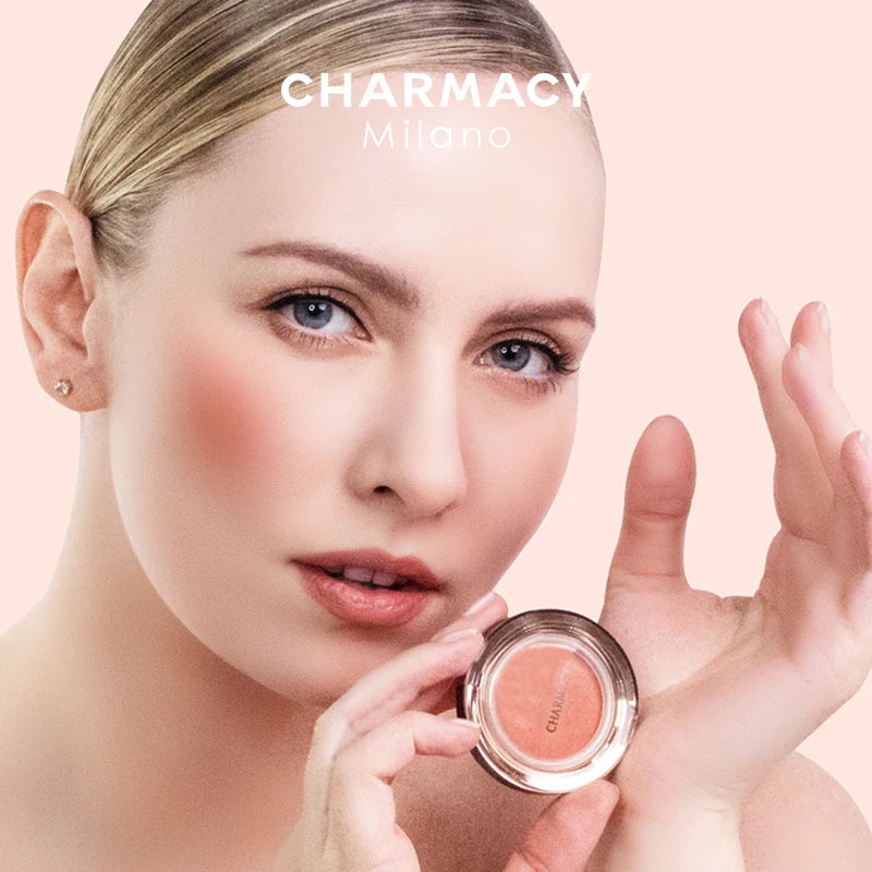 CHARMACY Peach Face Blusher Matte Soft Powder