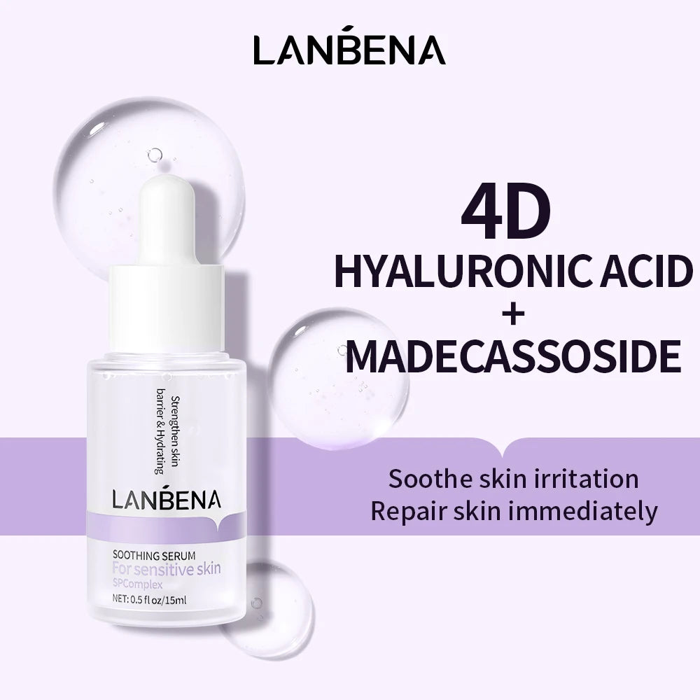 LANBENA Soothing Moisturizing Serum – Strengthens Skin Barrier, Repairs Redness - Lylamor.com