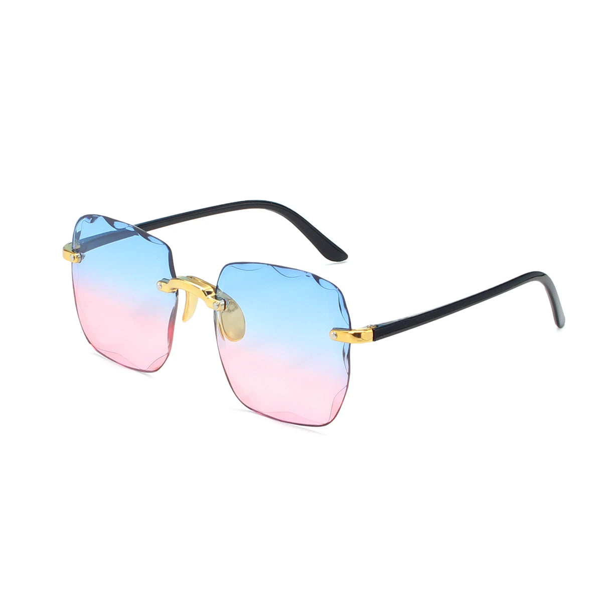 2025 Rimless Women's Sunglasses - Vintage Gradient Lenses UV400 Protection