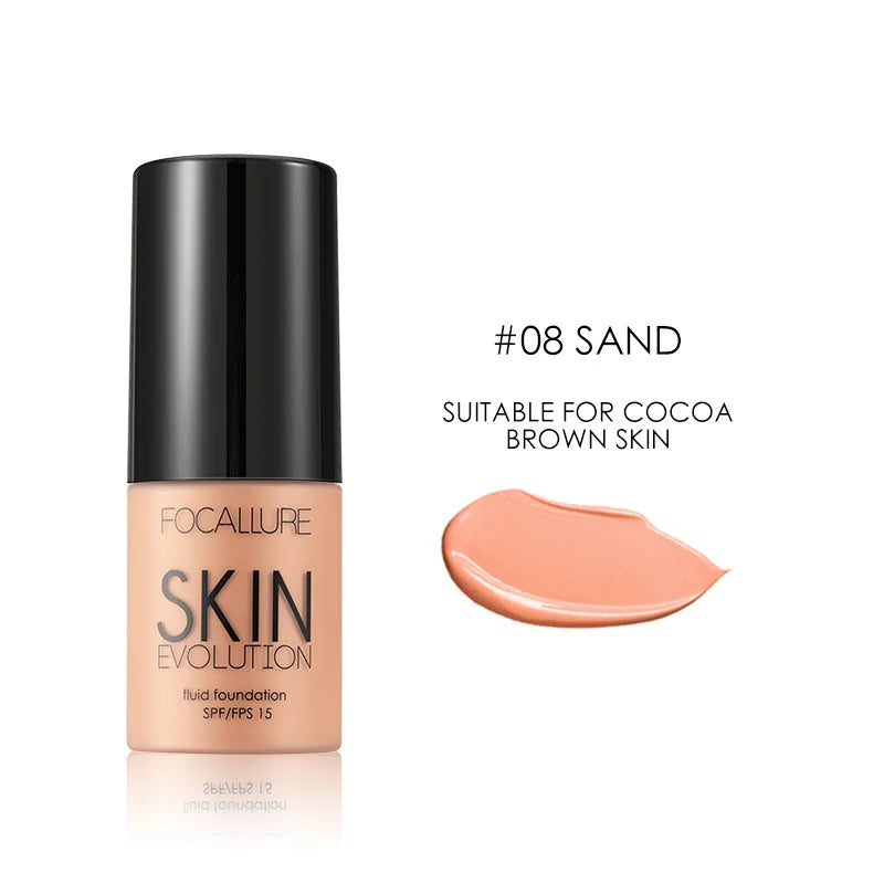 FOCALLURE Liquid Foundation – Full Coverage, Oil-Control & Moisturizing - Lylamor.com