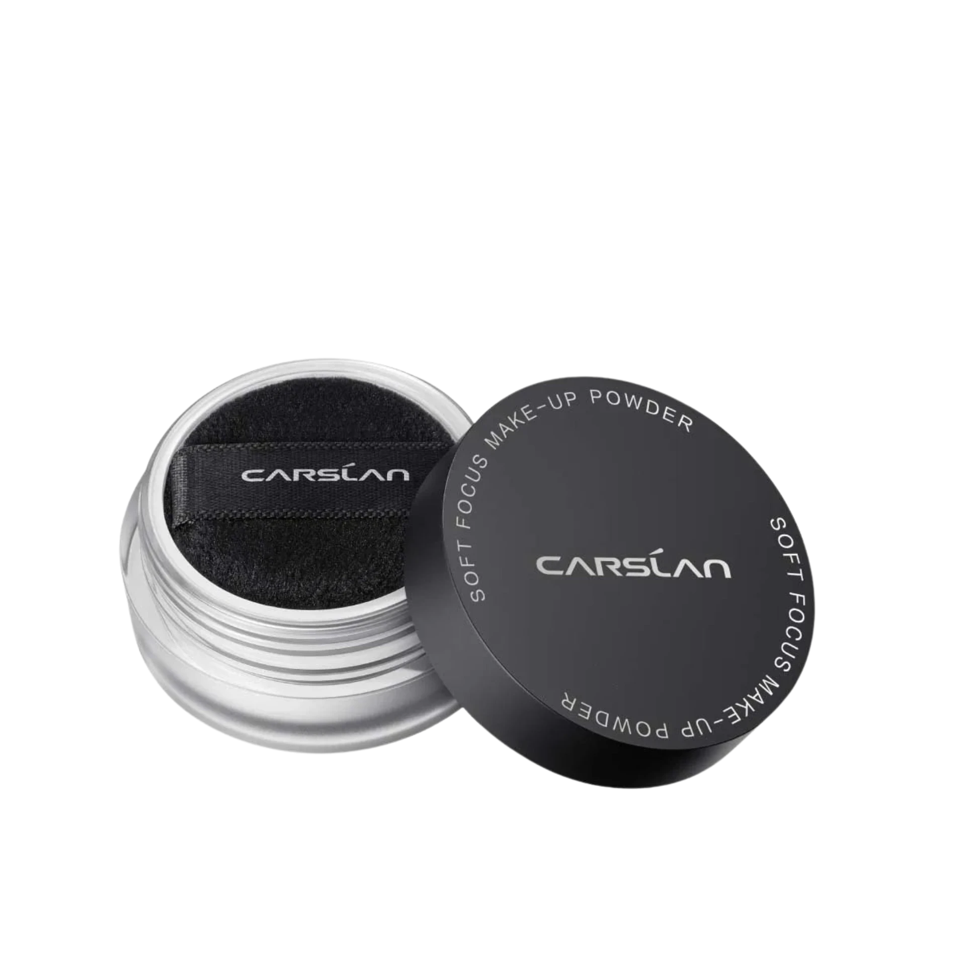 CARSLAN Black Magnetic Translucent Loose Setting Powder – Sample 1g - Lylamor.com