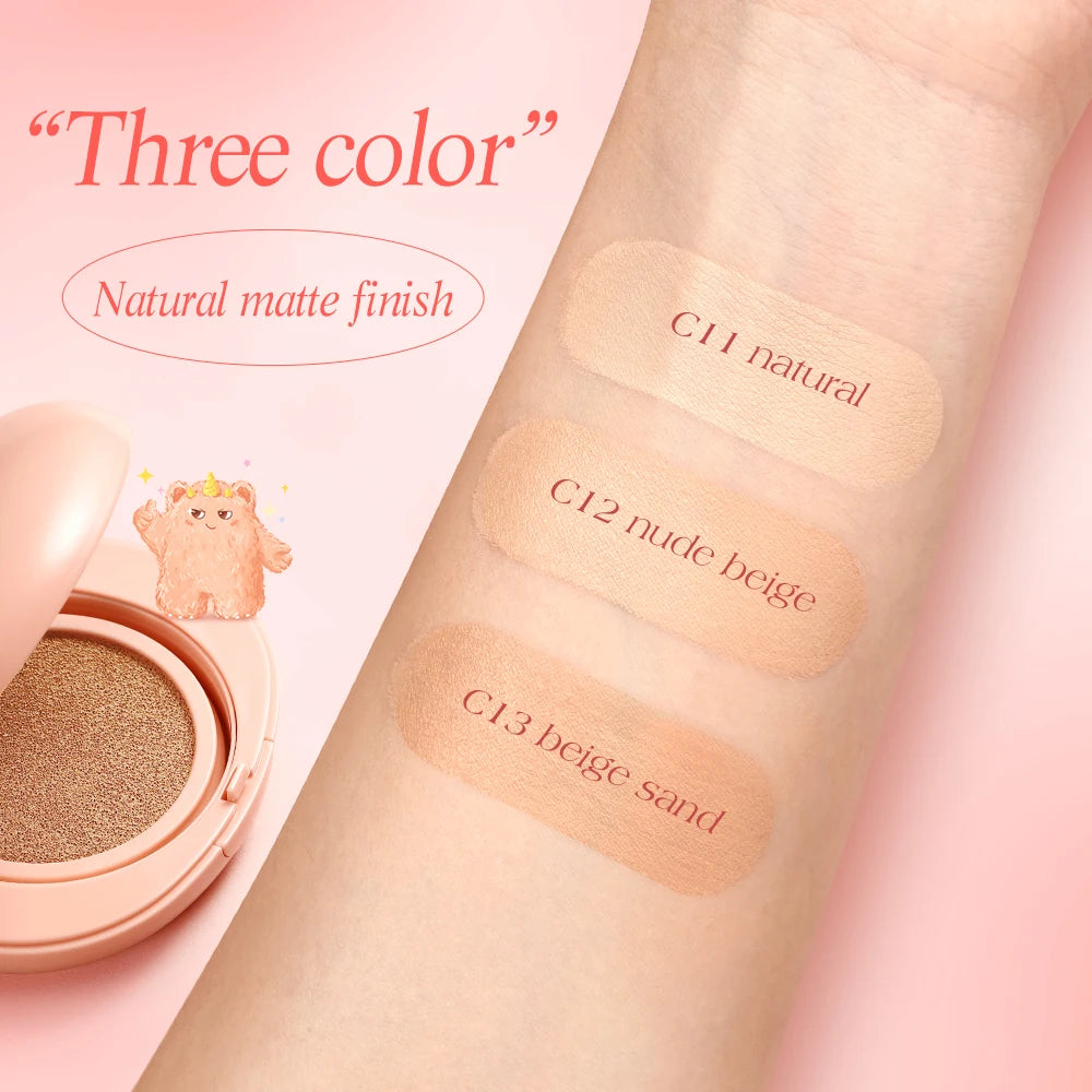 BANXEER Cream Natural Coverage Waterproof Matte Finish Compact - Lylamor.com