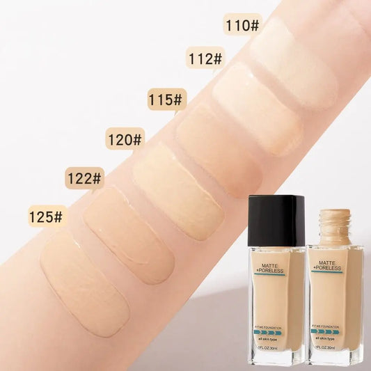Women Full Coverage Liquid Foundation Ladies Professional Concealer BB Cream Face Foundation Cosmetics Waterproof Makeup Base