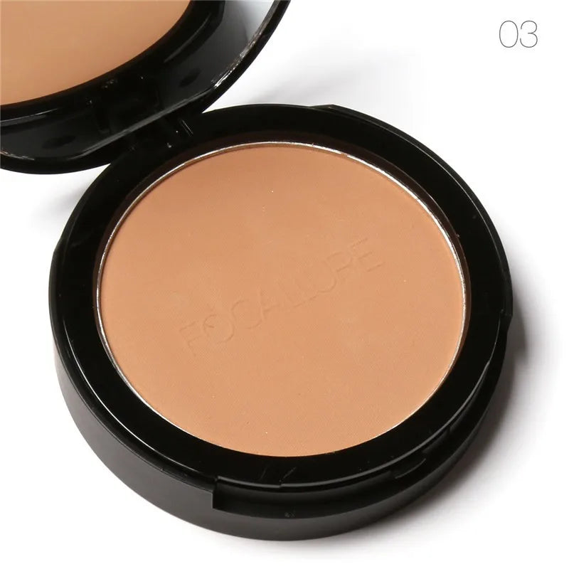 FOCALLURE 3 Colors Face Powder – Brighten & Oil-Control Nude Makeup Base - Lylamor.com