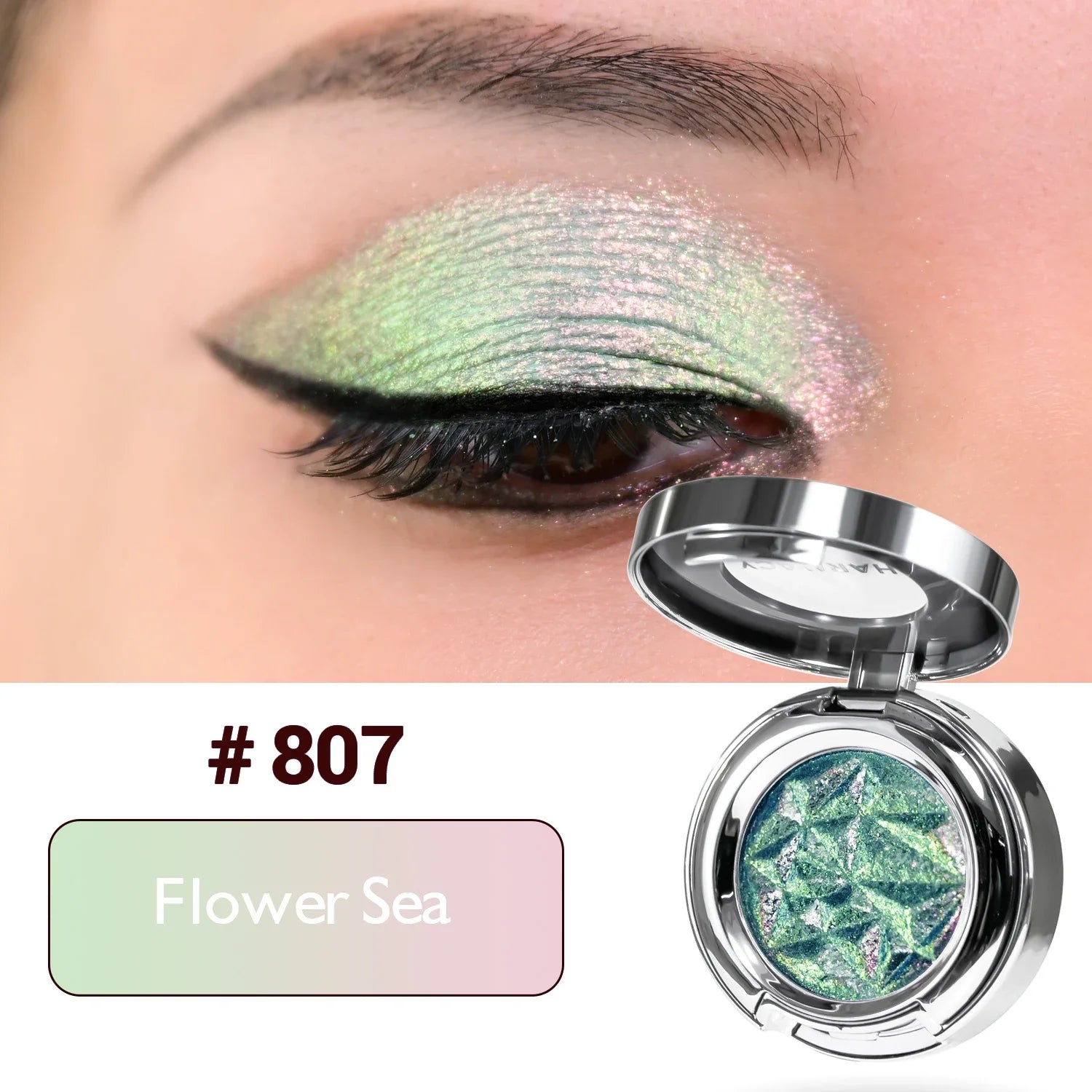 CHARMACY Duochrome Eyeshadow Palette – Long-lasting Glitter Multicolor Pigment Shadows - Lylamor.com