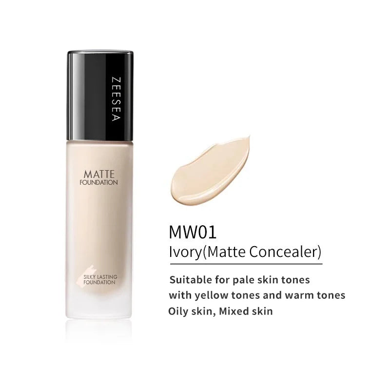 ZEESEA Full Coverage Foundation – Matte, Oil Control & Moisturizing 30g - Lylamor.com
