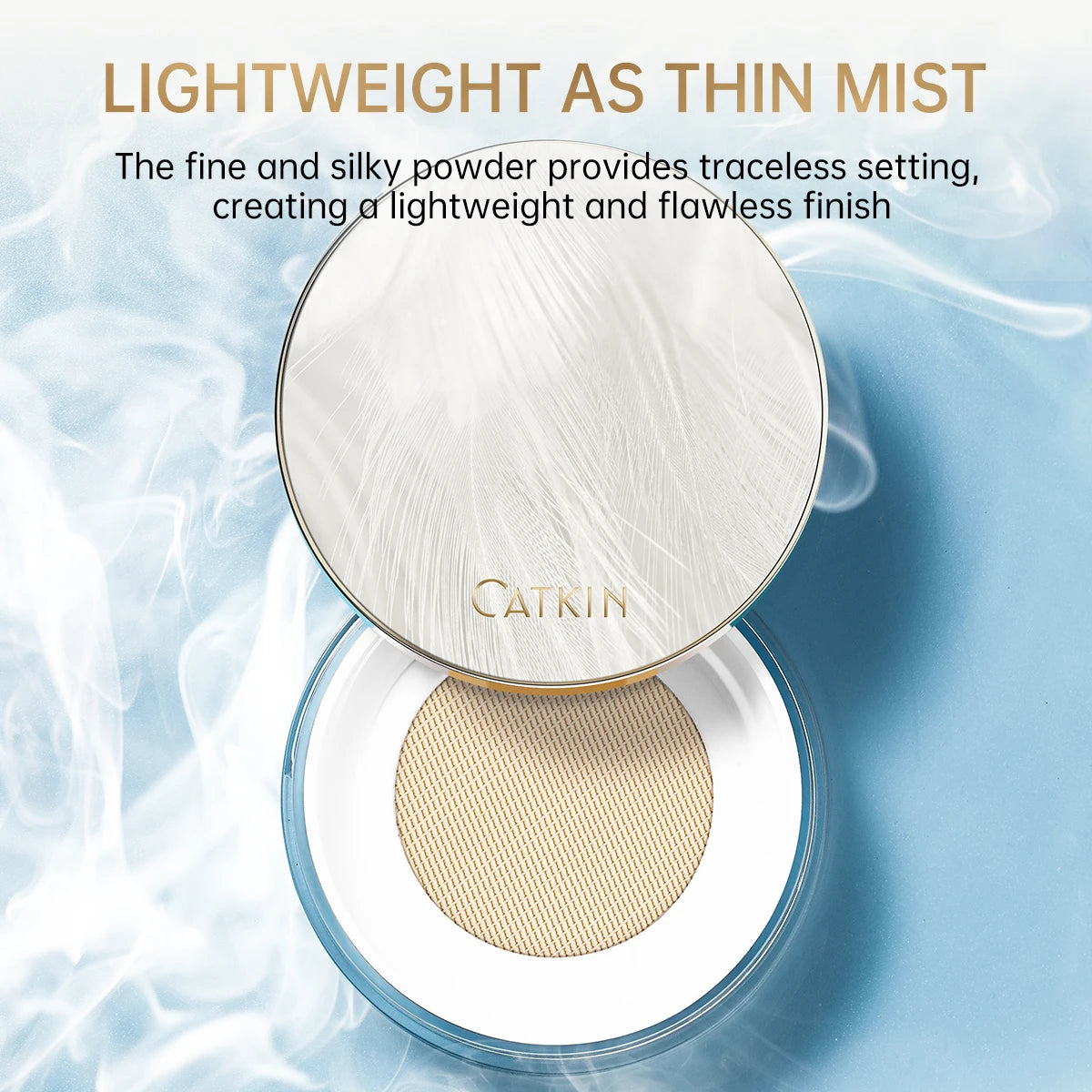 CATKIN Chic Luxury Loose Powder – Matte Setting Powder for Oil Control &amp; Long-Lasting Finish - Lylamor.com