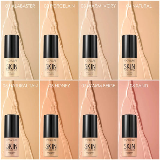 FOCALLURE Liquid Foundation – Matte, Moisturizing & Long-Lasting, 30ml - Lylamor.com