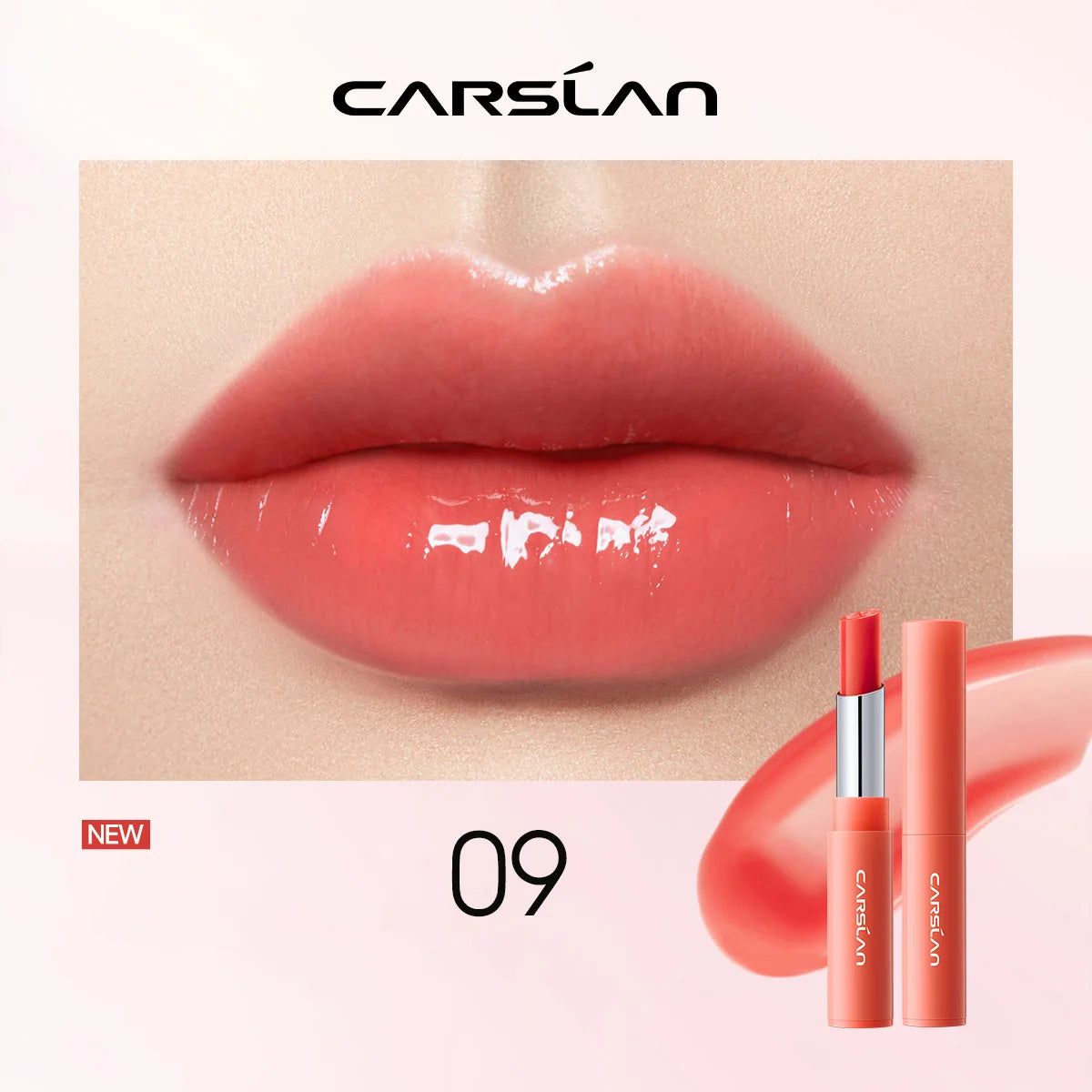 CARSLAN Color Lip Balm Flower Essence Moisturizing Lip Tint Gloss Plumper Lip Care - Lylamor.com