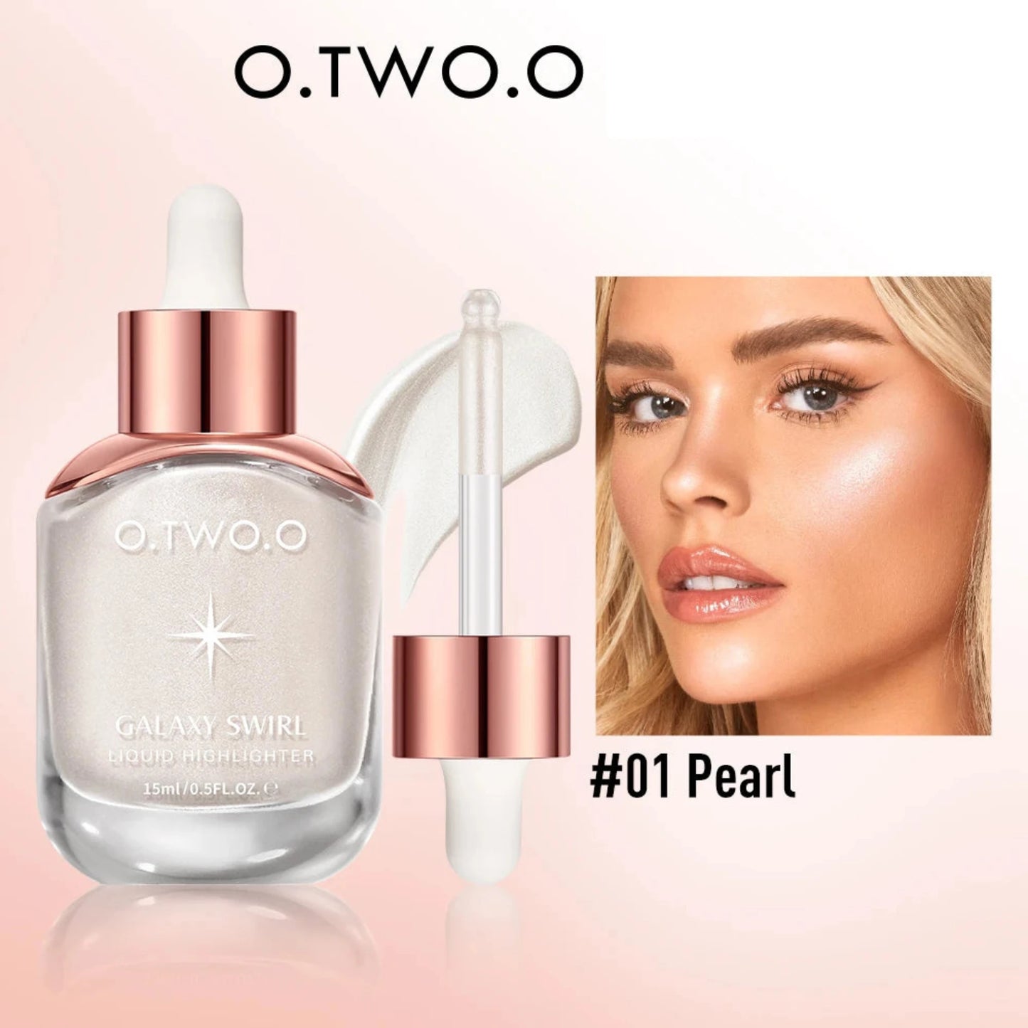 O.TWO.O Liquid Highlighter Shimmer Glitter Lightweight Long-Lasting Glow - Lylamor.com