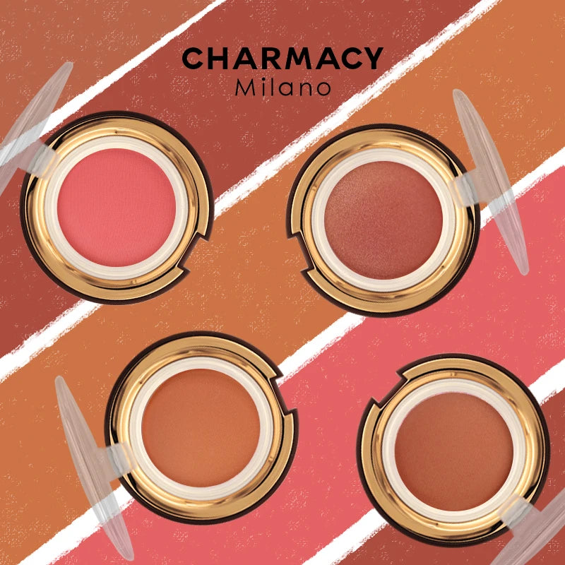 CHARMACY Peach Face Blusher Matte Soft Powder