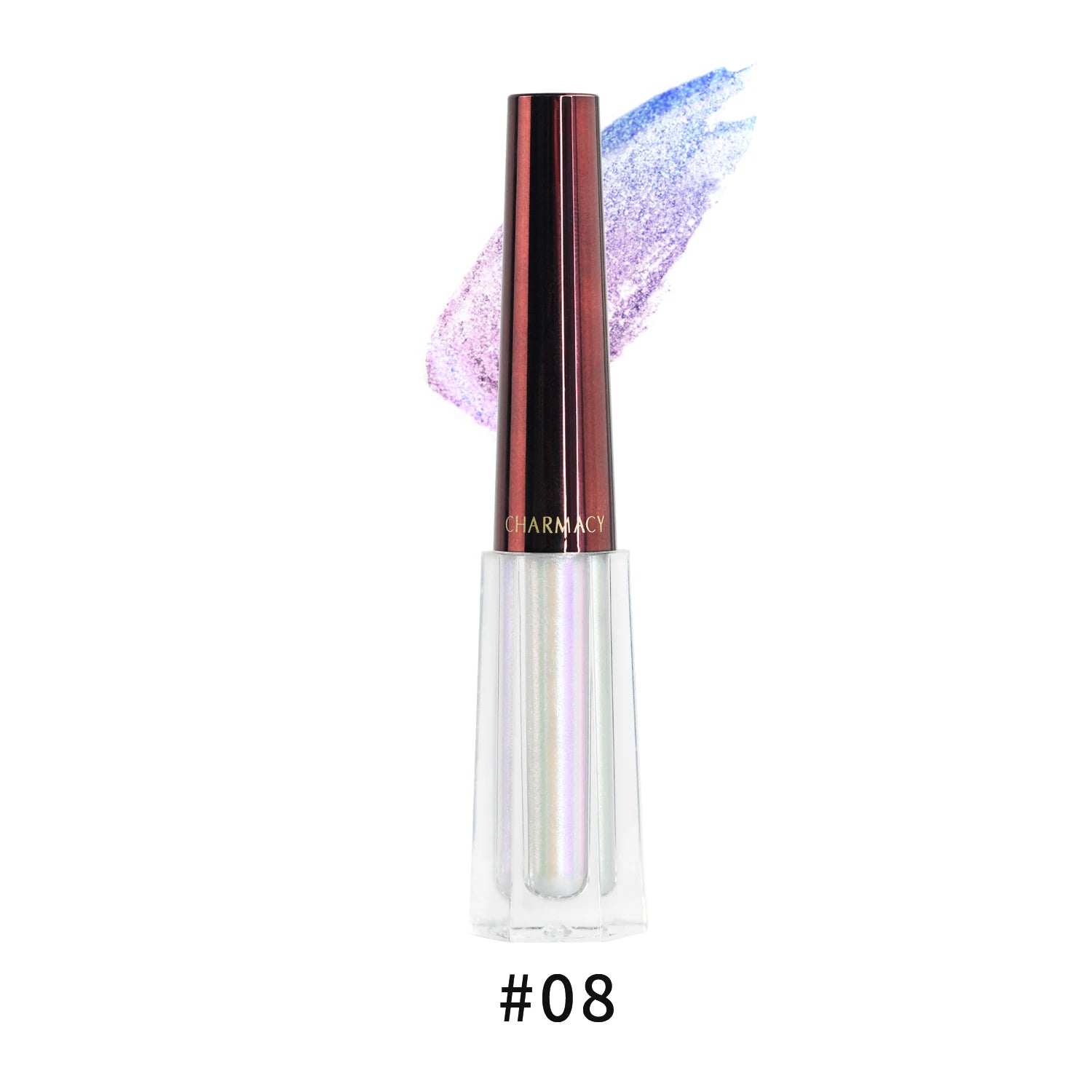 CHARMACY Glitter Liquid Eyeshadow – 40 Duochrome Colors, Long-lasting Shimmer & Metallic Finish - Lylamor.com