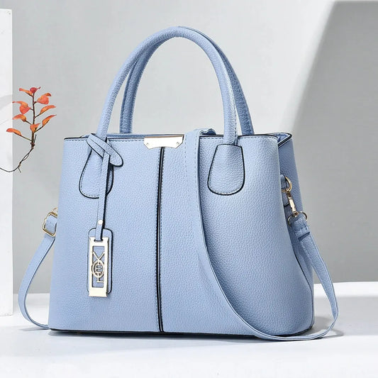 Leather Handbag for Women with Zipper Closure - Lylamor.com