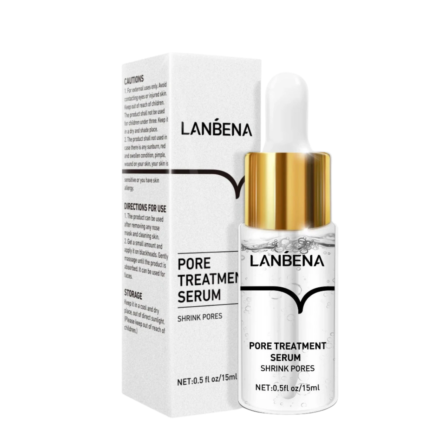 LANBENA Pore Minimizing Facial Serum – Blackhead Removal & Pore Tightening, 30ml - Lylamor.com