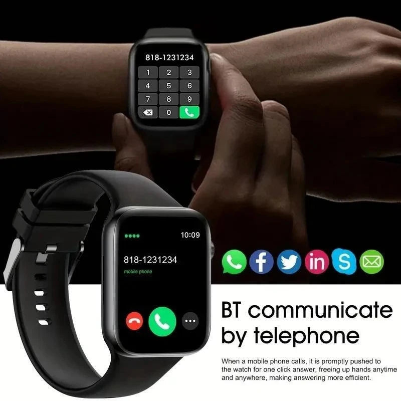 Montre connectée T168 – Appels Bluetooth et suivi d'activité pour hommes et femmes
