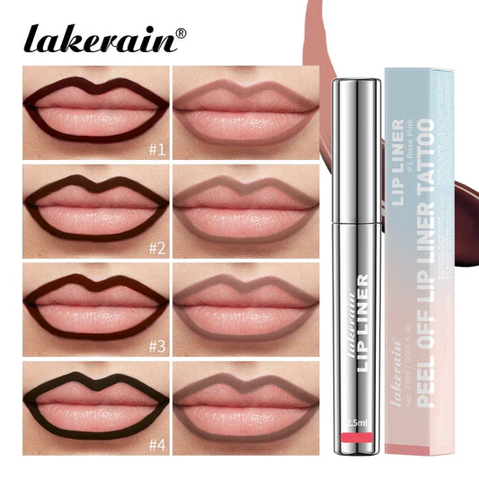 Waterproof Peel-Off Lip Liner & Lip Gloss – Long-Lasting Lip Tint, Tear-Off Lip Stain - Lylamor.com