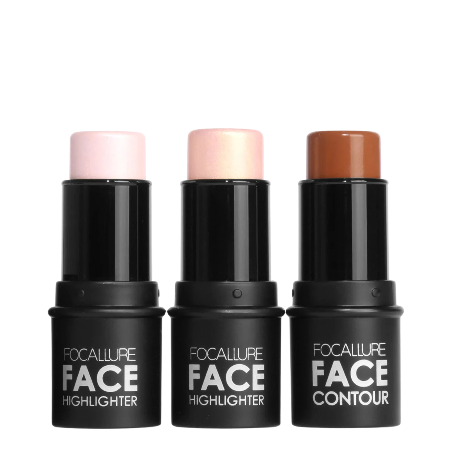 FOCALLURE Bronzer & Highlighter Stick – Waterproof Contour Corrector Illuminator Cream for Face & Body Makeup - Lylamor.com
