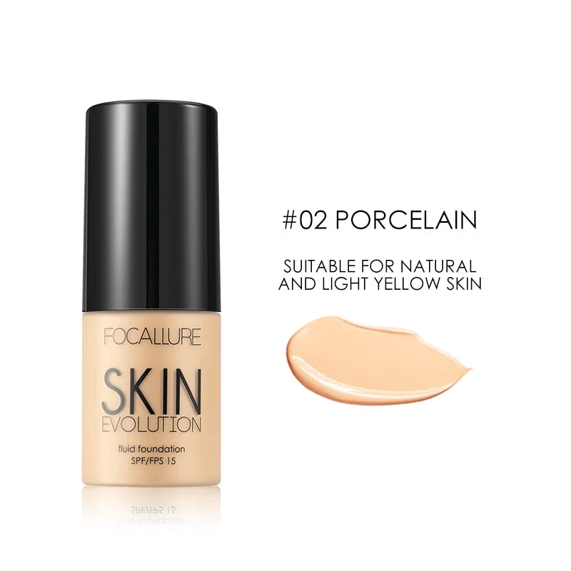 FOCALLURE Liquid Foundation – Full Coverage, Oil-Control & Moisturizing - Lylamor.com