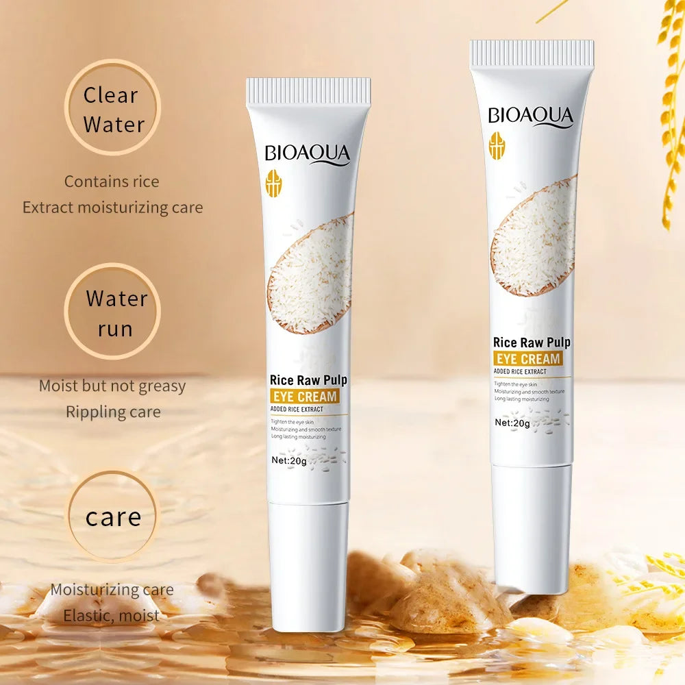 BIOAQUA Rice Essence Eye Cream 20g – Anti-Wrinkle, Dark Circle & skin care for Women - Lylamor.com