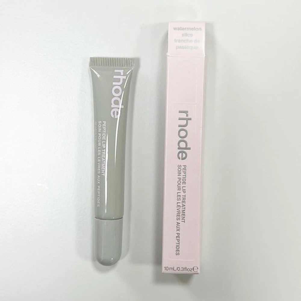 Rhode Makeup Lip Glosses Plump Moisturizing Lip Glaze Oil Long Lasting Nourishing Lipstick Care Ins Salty Tan Raspberry with Box