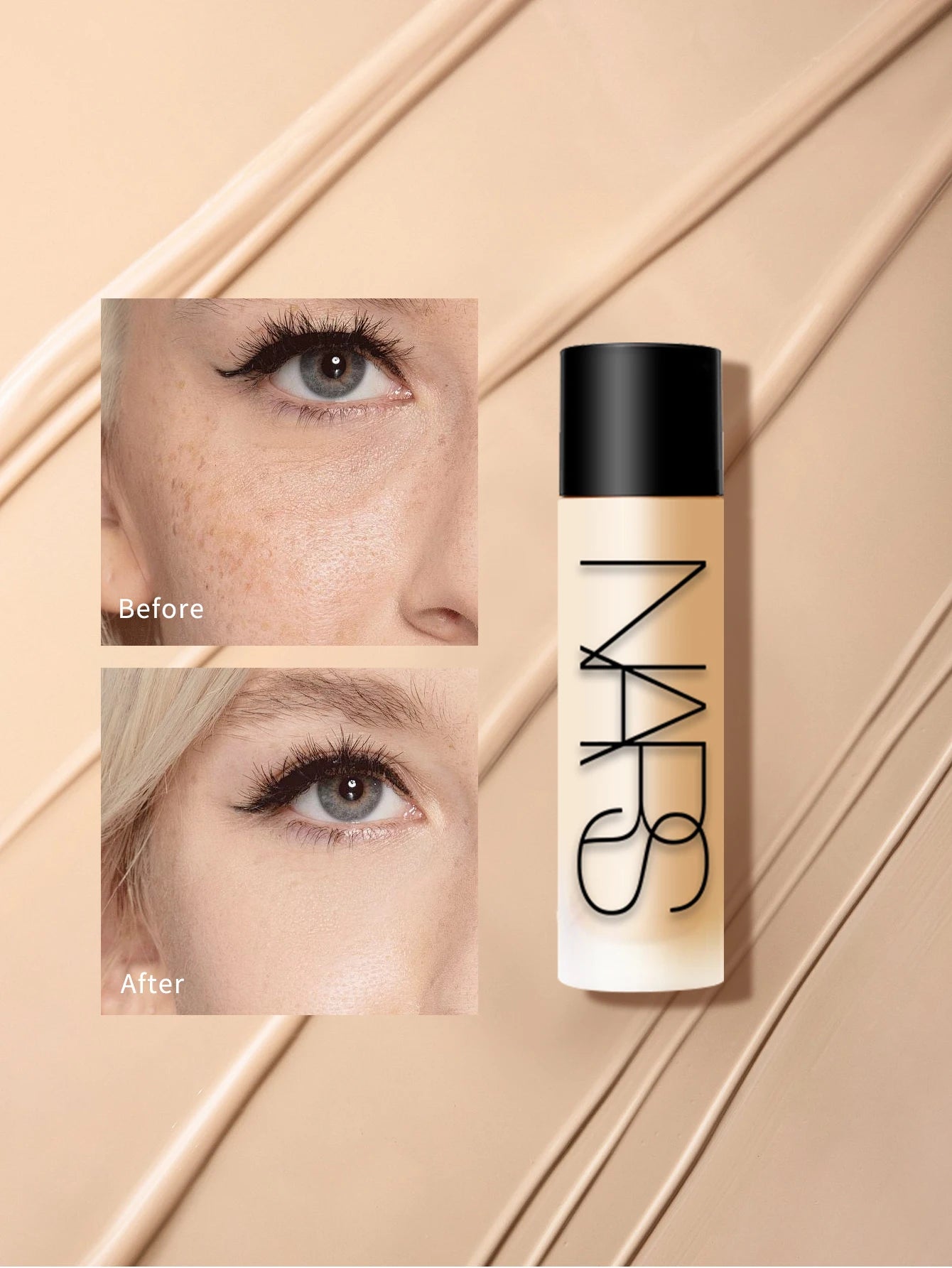 NARS Light Reflecting Foundation – Skincare Hybrid Makeup, Mini Size (Mont Blanc Light 2) - Lylamor.com