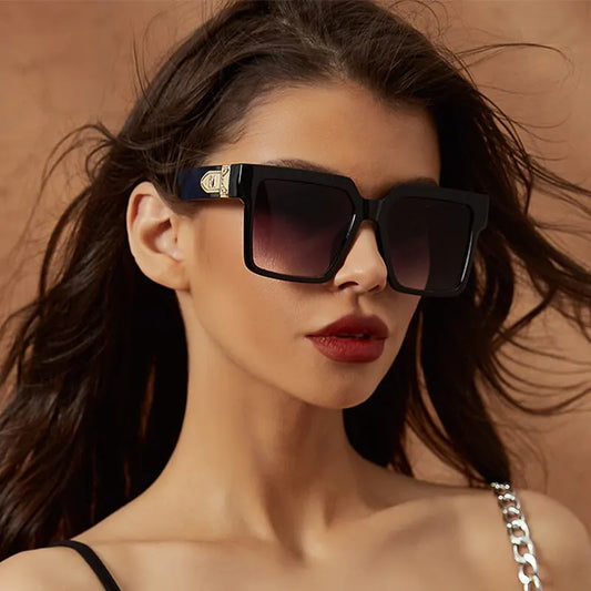 Luxury Square Oversized Sunglasses – 2025 Fashion UV400 Unisex Shades