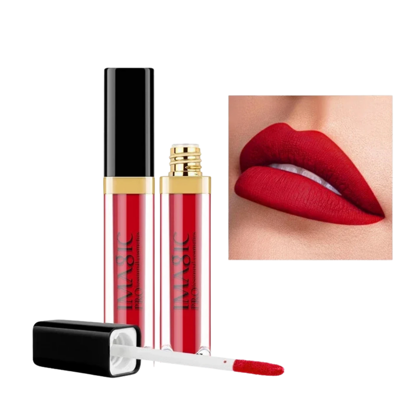 IMAGIC Matte Lip Gloss – Long Lasting Waterproof Liquid Lipstick 24H Wear - Lylamor.com