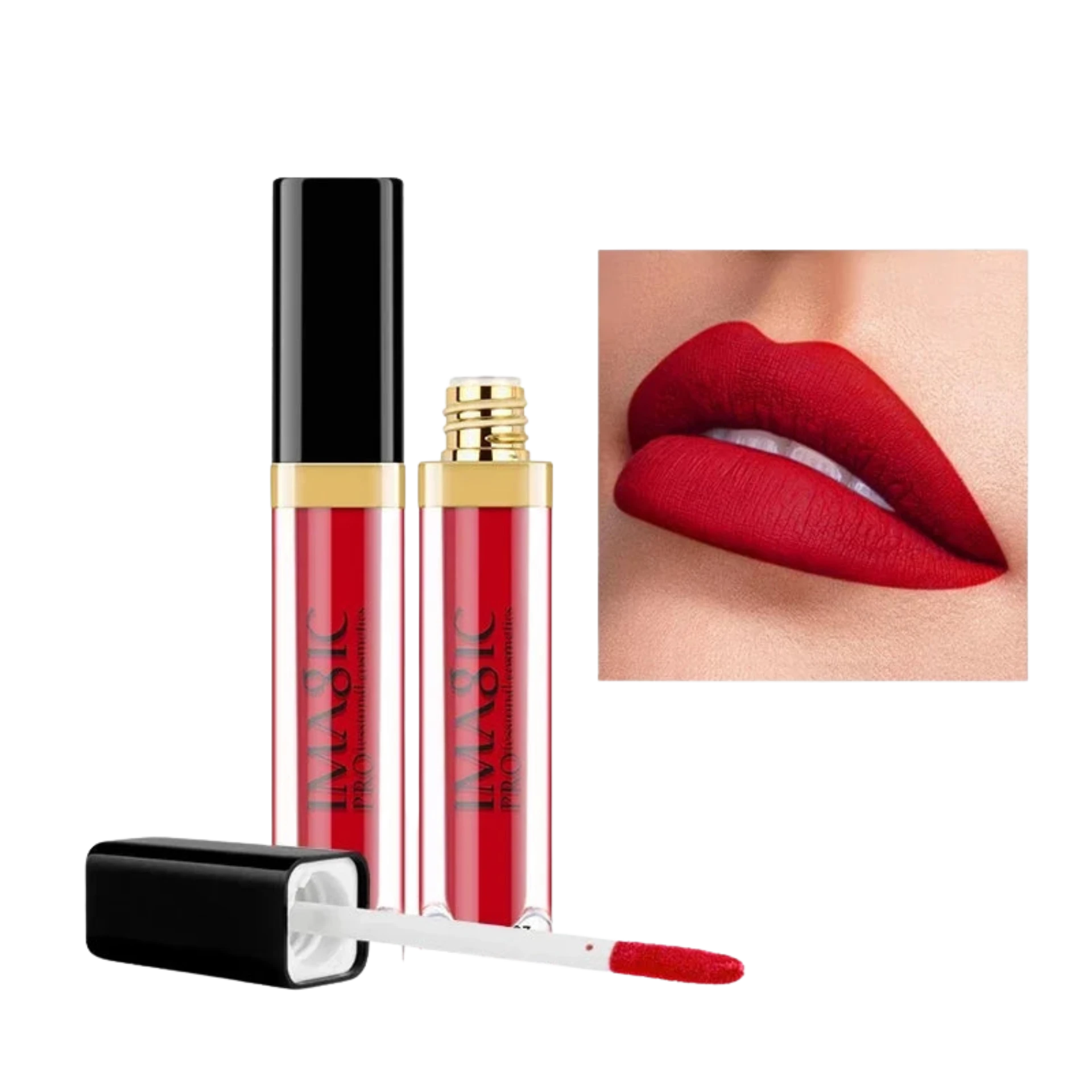 IMAGIC Matte Lip Gloss – Long Lasting Waterproof Liquid Lipstick 24H Wear - Lylamor.com