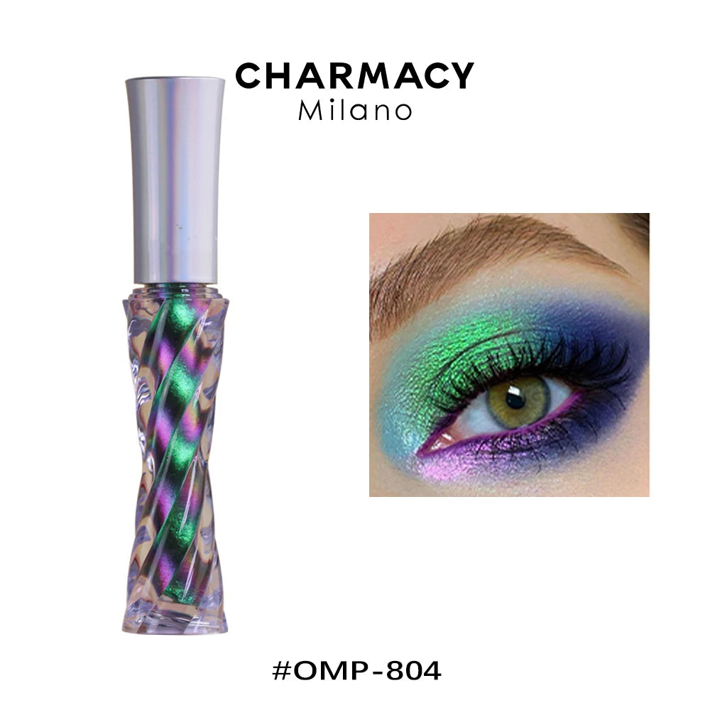 CHARMACY Glitter Liquid Eyeshadow – 40 Duochrome Colors, Long-lasting Shimmer & Metallic Finish - Lylamor.com