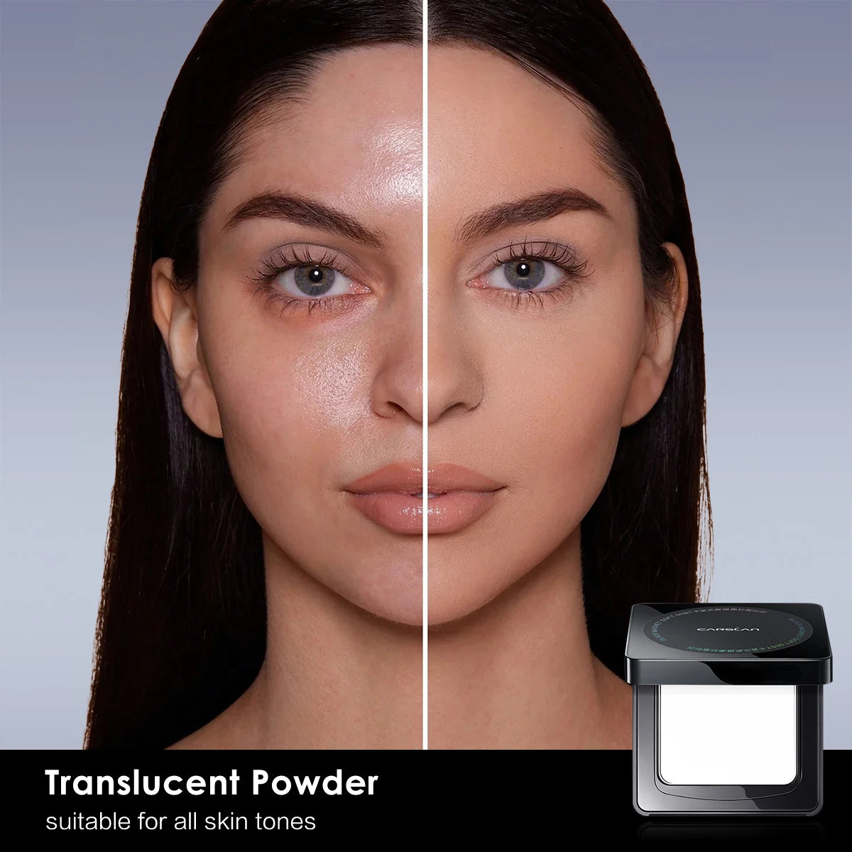CARSLAN Stay Matte Pressed Powder – 24H Oil Control & Long-Lasting - Lylamor.com