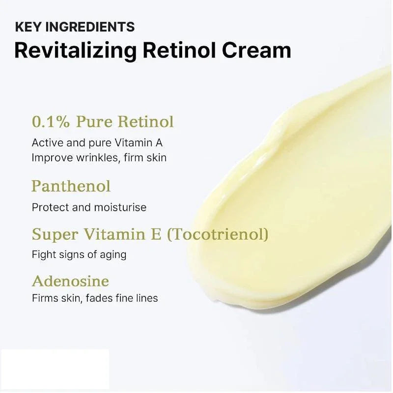 Korean COSRX Retinol 0.1 Anti-Wrinkle Cream Face Repair Wrinkle Firming Light Wax Moisturizing Face Night SkinCare Cream 20ml - Lylamor.com