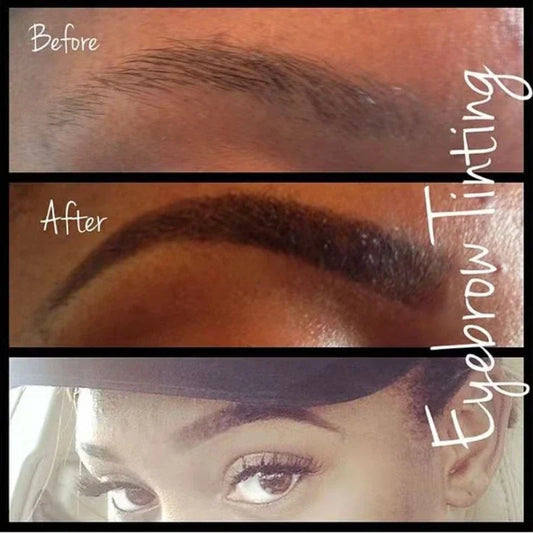 HENNA EYEBROWS TINT Professional Brow Dye Cream Makeup Waterproof Long-lasting Dye Tattoo Cream Henna Eyebrow