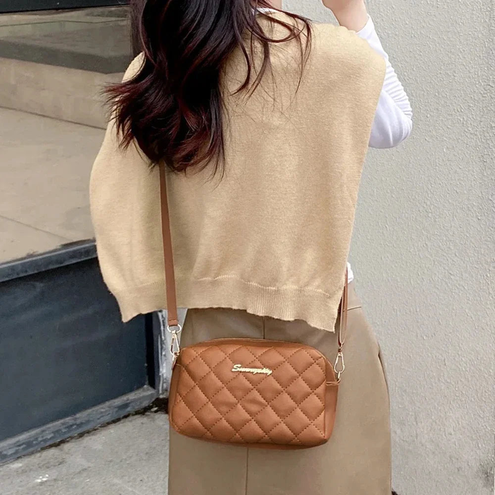 Tassel Embroidered Messenger Bag – Stylish Crossbody Shoulder Bag for Women