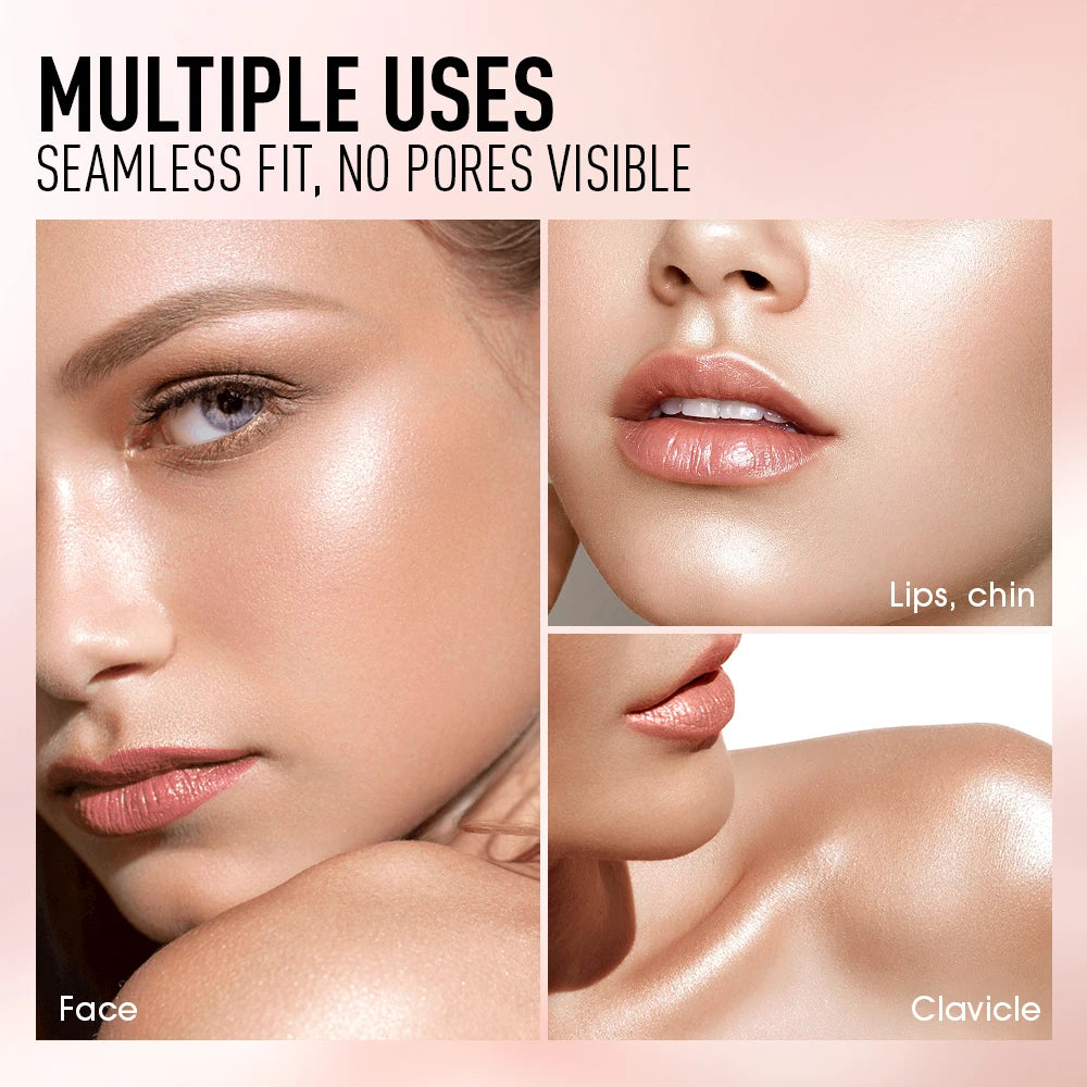 O.TWO.O Liquid Highlighter Shimmer Glitter Lightweight Long-Lasting Glow - Lylamor.com
