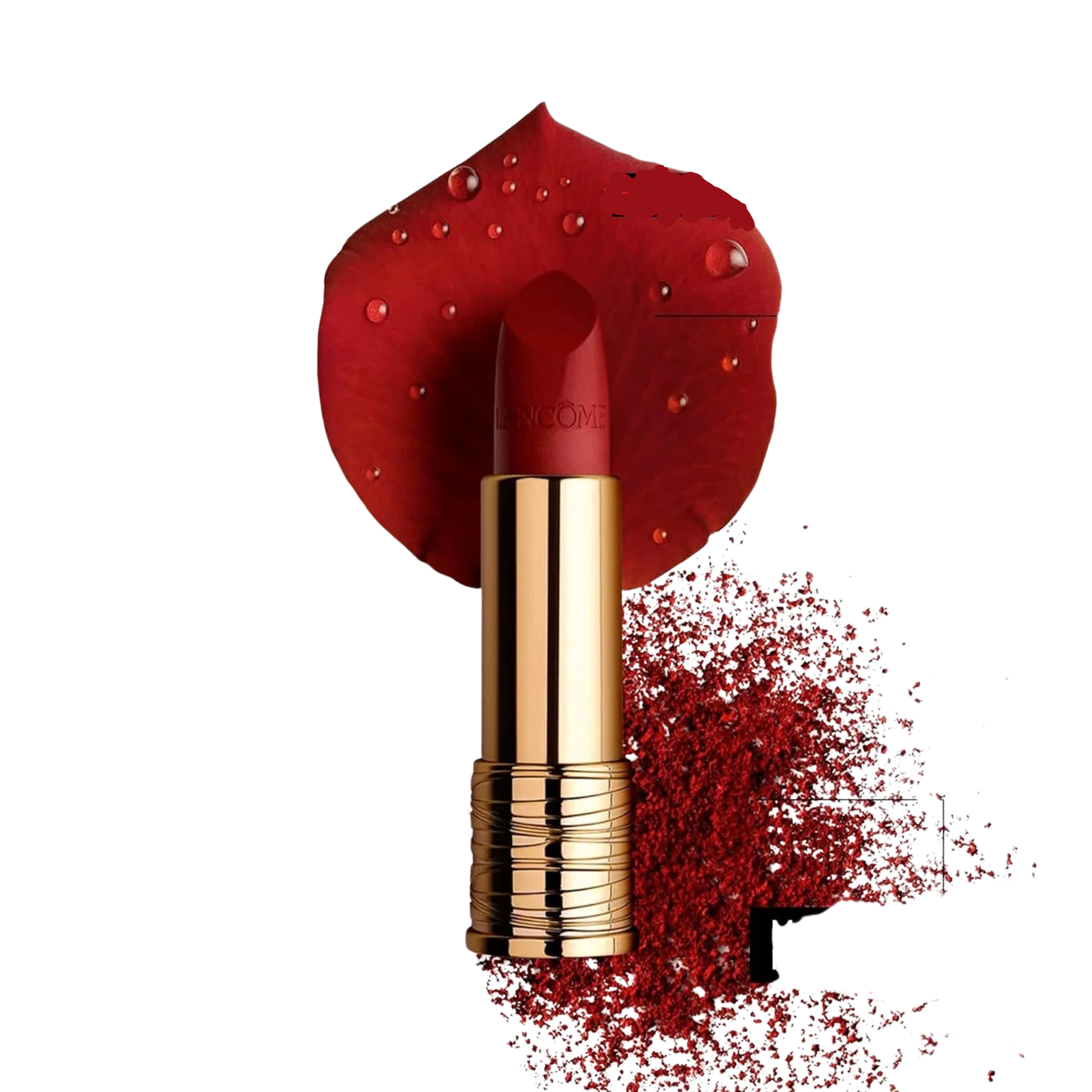 Lancome L’Absolu Rouge Drama Matte Lipstick Bold Matte Finish Lasting Comfort Hydration Shade 196 - Lylamor.com